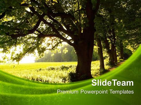 Nature Pics Powerpoint Templates Green Environment Process