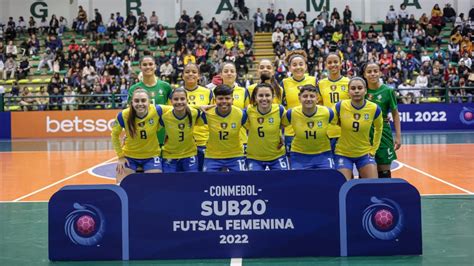 brasil é campeão da conmebol sub 20 futsal feminino x1 futsal