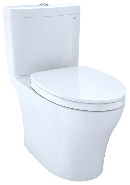 Toto Aquia Iv 1g 2 Piece Dual Flush Toilet Washlet Ready Cotton