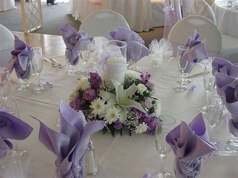 Purple And Grey Wedding Flowers