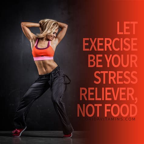 let exercise be your stress reliever not food fitness motivation quotes fitness motivation