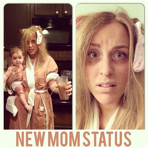 Teenager Dresses Up As Tired Mom For Halloween