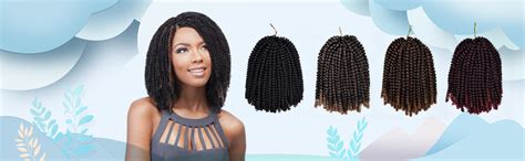 Leeons 3 Packs Fluffy Twist Hair Spring Twist Crochet Braiding Hair Nubian Twist Hair Spring
