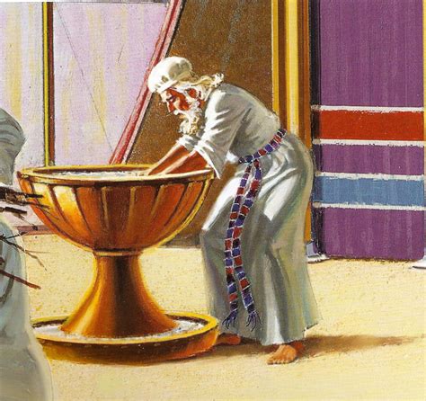 Habló más Jehová a Moisés diciendo Harás también una fuente de bronce con su base de bronce