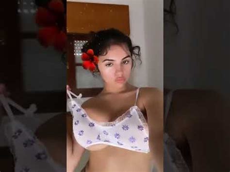 Mati Marroni Playing With Her Tits Shorts Youtube