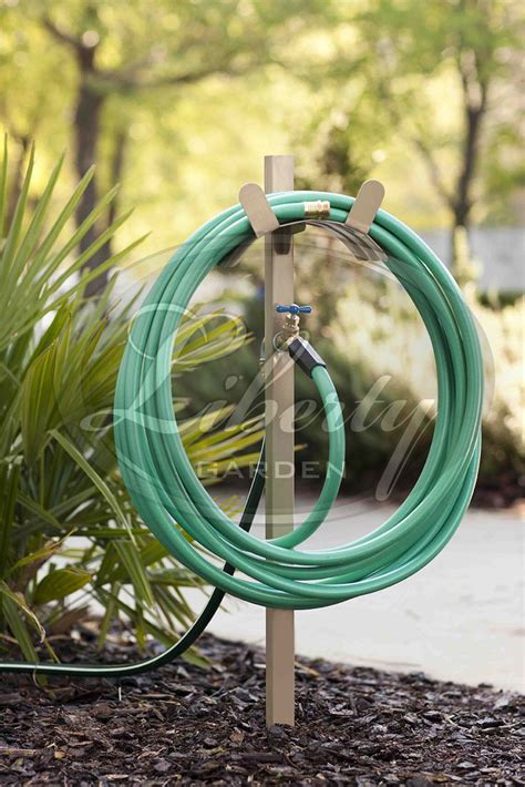 The first photo is the extender i made using 1″ wide grosgrain ribbon and it is for the velcro fastened bib i bought. 9 best Liberty Garden Hose Stands images on Pinterest ...