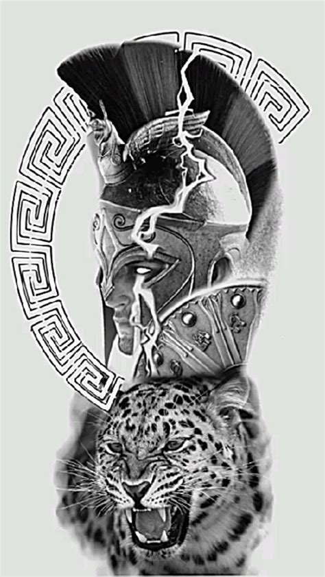 Spartan Tattoo Design By The Lord😉 Tiger Tattoo Warrior Tattoo
