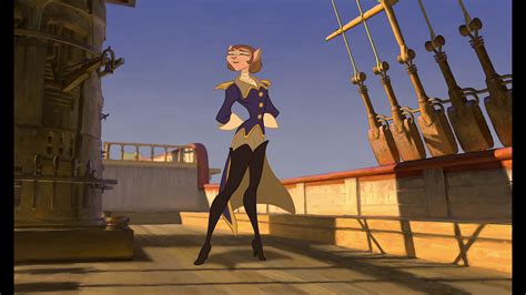captain amelia a memorable character from treasure planet