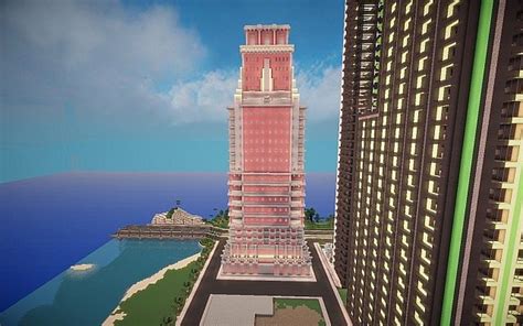 Art Deco Residential Megatower Minecraft Map