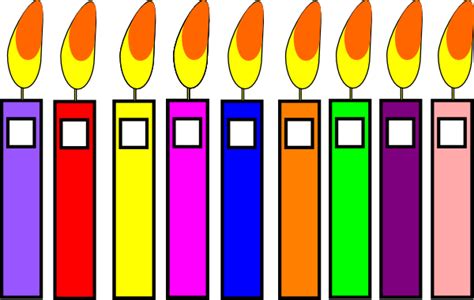 Birthday Candles Clip Art At Vector Clip Art Online