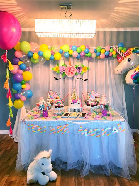 Unicorn Birthday Decorations Amazon Unicorn Birthday Party Littles