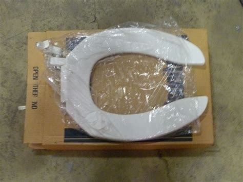 You Are Buying One Olsonite 10 Cc White Toilet Seat With Hardware This