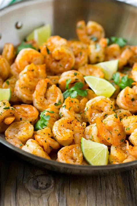 Directions · heat the oil in a large skillet over medium heat. Cilantro Lime Shrimp Recipe - Ready in 10 mins | Healthy ...