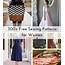 300  Free Sewing Patterns For Women AllFreeSewingcom