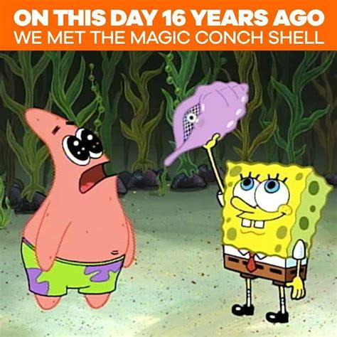 Nickelodeon On Twitter The Magic Conch Has Spoken 🐚 Spongebob