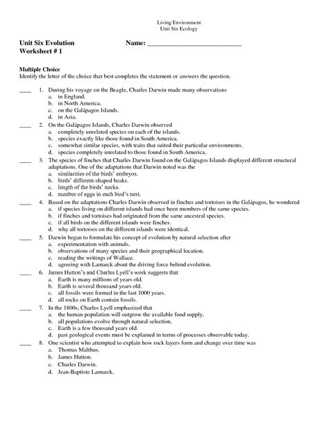 Some of the worksheets for this concept are darwins natural selection work, darwins natural selection work, work lamark versus darwins evolutionary theory, natural selection, unit 2 who was charles darwin. Darwin S Dangerous Idea Worksheet - worksheet