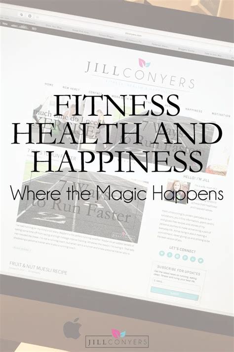 Fitness Health And Happiness Is Where The Magic Happens
