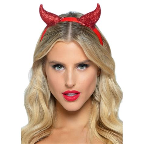 Leg Avenue Womens Costume Latex Devil Horns Headband