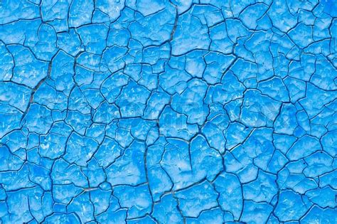 Cracked Surface Of Dark Blue Color Stock Photo Colourbox