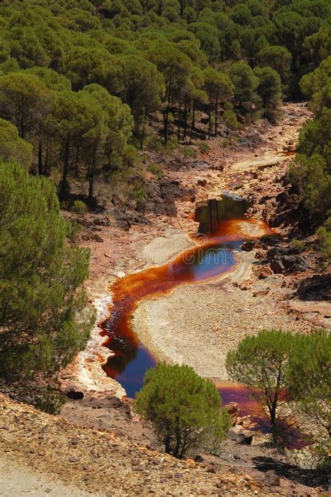 Rio Tinto 3 Sight Of The Riverbed Of The Rio Tinto Spain From The