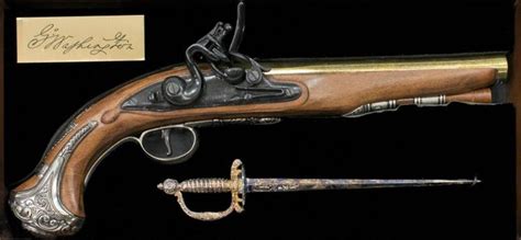 Sold Price Replica George Washingtons Pistol And Sword Invalid Date Cdt