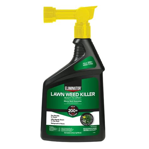 Eliminator Lawn Weed Killer Ready To Spray 32 Ounces