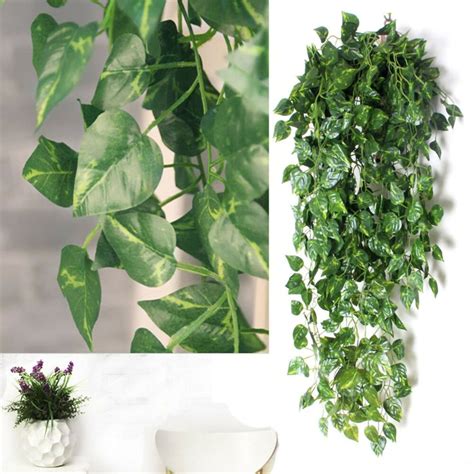 Nk 2 Strands Fake Ivy Leaves Artificial Ivy Garland Greenery Decor Faux