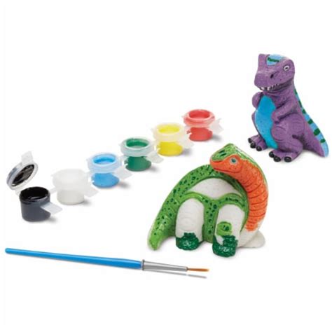 Melissa And Doug® Decorate Your Own Figurines Kit Dinosaur 1 Ct Pick
