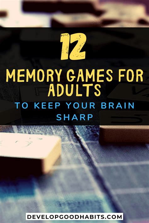 Improve Memory Brain Games To Improve Memory Increase Memory Brain Memory Memory Games For