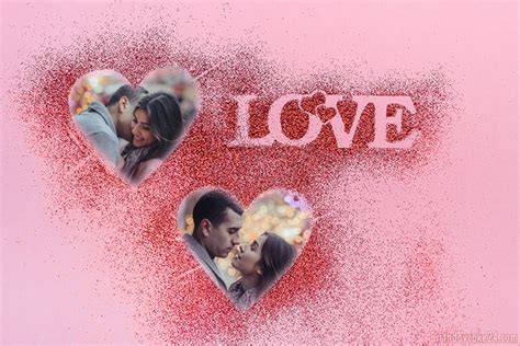 Add Online Double Romantic Love Frames Editing