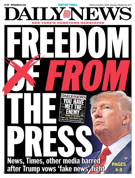 New York Daily News On Twitter Tomorrows Front Page Freedom From The Press News Times