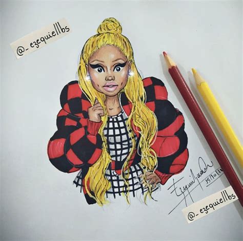 Pin By 🦋lauriane🦋 On Blãçk Bëåùty Celebrity Artwork Nicki Minaj