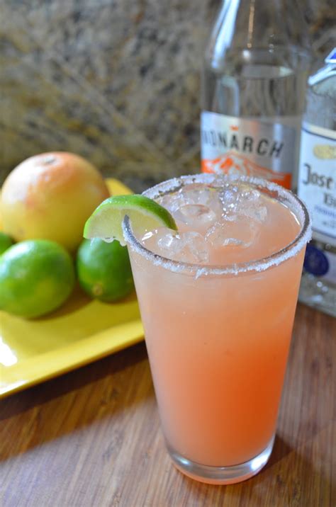 Pink Grapefruit Lime Margaritas With Agave Serena Bakes Simply From