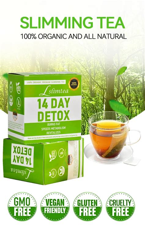 14 Days Slimming Tea Burn Fat Weight Loss Detox Slim Green Tea Bag