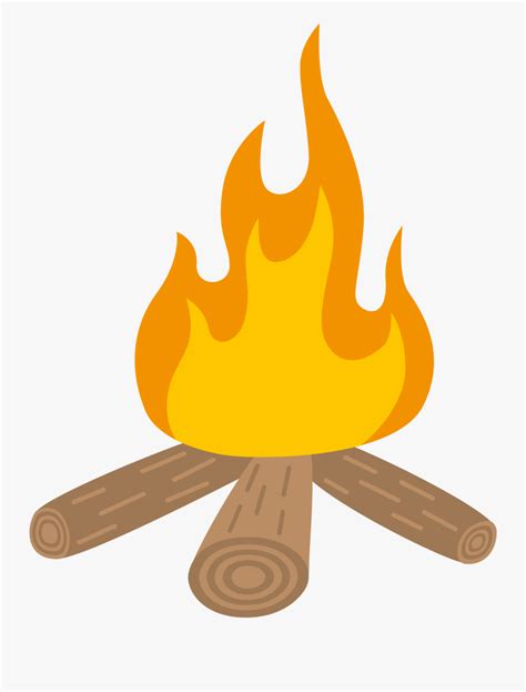 Transparent Campfire Smores Clipart Camp Fire Vector Png Free