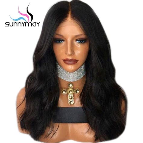 Sunnymay Brazilian Lace Front Human Hair Wigs 250 Density Wavy Lace