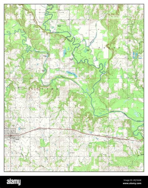 Boswell Oklahoma Map 1969 124000 United States Of America By