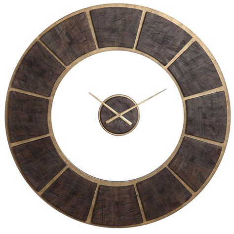 Uttermost Kerensa Wood 40 Inch Wall Clock 06102 Bellacor