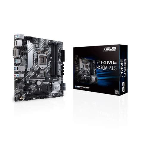 Asus Prime H470m Plus Intel H470 Lga1200 Matx Alaplap Office Depot