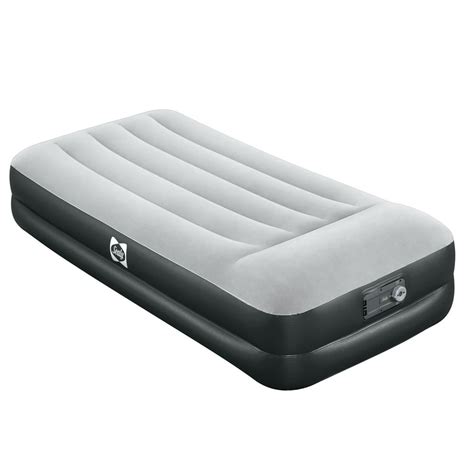Sealy 94051e Bw 16 Inch Inflatable Mattress Twin Airbed W Built In Pump