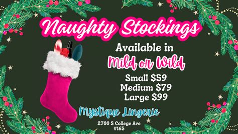 Naughty Christmas Stockings Are Here Mystique Lingerie