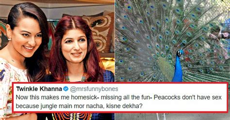 while we are still tripping on the whole peacock sex theory twinkle khanna and sonakshi are