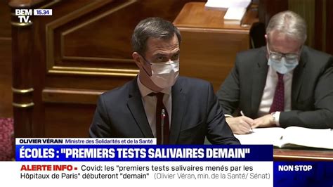 Olivier Véran sur le Covid-19: "Il y aura des premiers tests salivaires