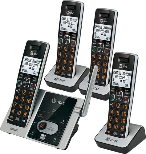 Best Buy Atandt Cl82413 Dect 60 Expandable Cordless Phone System With