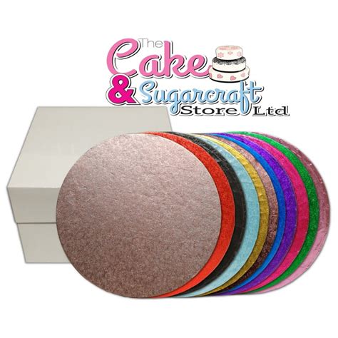 Culpitt Cake Box And Coloured Cake Board Single Round Board And Box