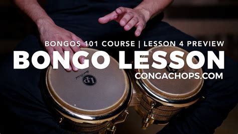 bongo lesson how to play bongos for beginners bongos 101 lesson 4 preview