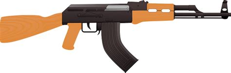 Ak 47 Assault Rifle Clipart Free Download Transparent Png Creazilla