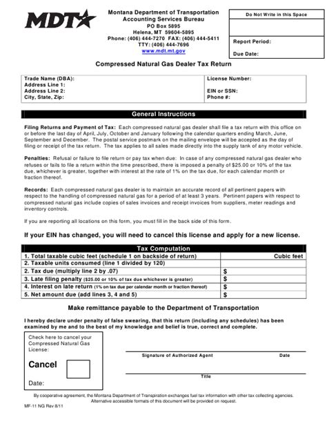 Form Mf 11 Ng Fill Out Sign Online And Download Printable Pdf