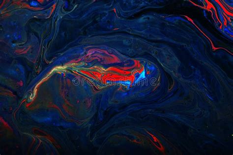 Dark Background Of Mixed Oil Paint Stock Image Image Of Colorful
