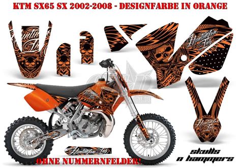 Skulls And Hammers Für Ktm Mx Motocross Bikes